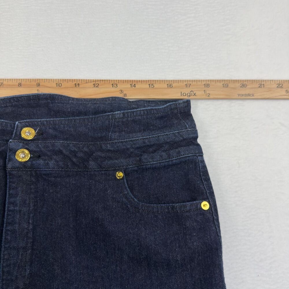 INC International Concepts High Rise Flare Jeans Woman’s 16/33 (34x31 Fit) - Picture 11 of 15